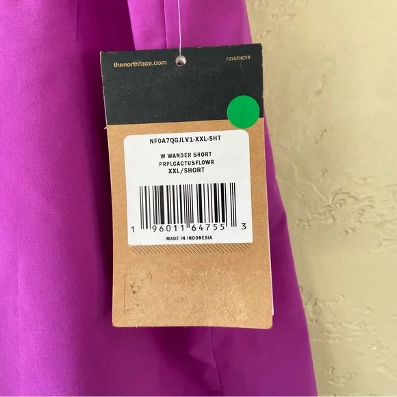 The North Face Wander Shorts XXL Purple - NWT - Picture 3 of 9